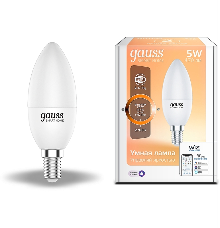 Gauss Лампочка светодиодная Smart Home 1100112 