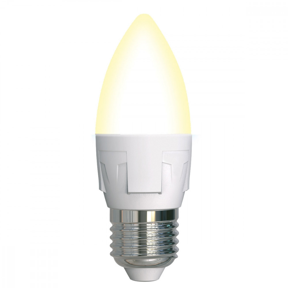 Лампочка светодиодная  LED-C37 7W/3000K/E27/FR/DIM PLP01WH картон 