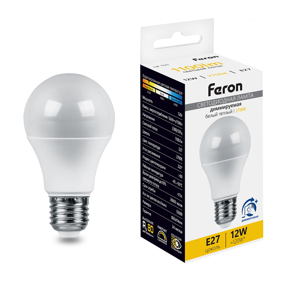 Feron Лампочка светодиодная LB-931 51052 