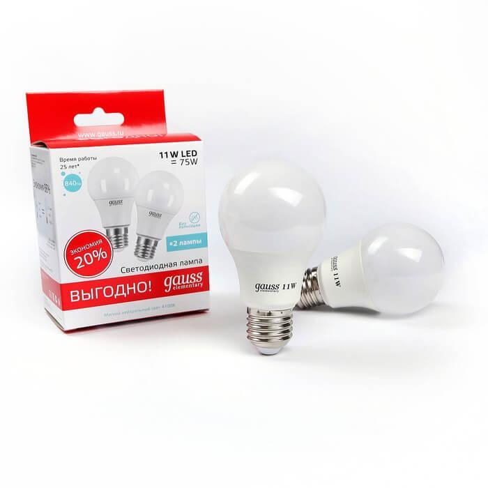 Gauss Лампочка светодиодная Elementary 23221P 
