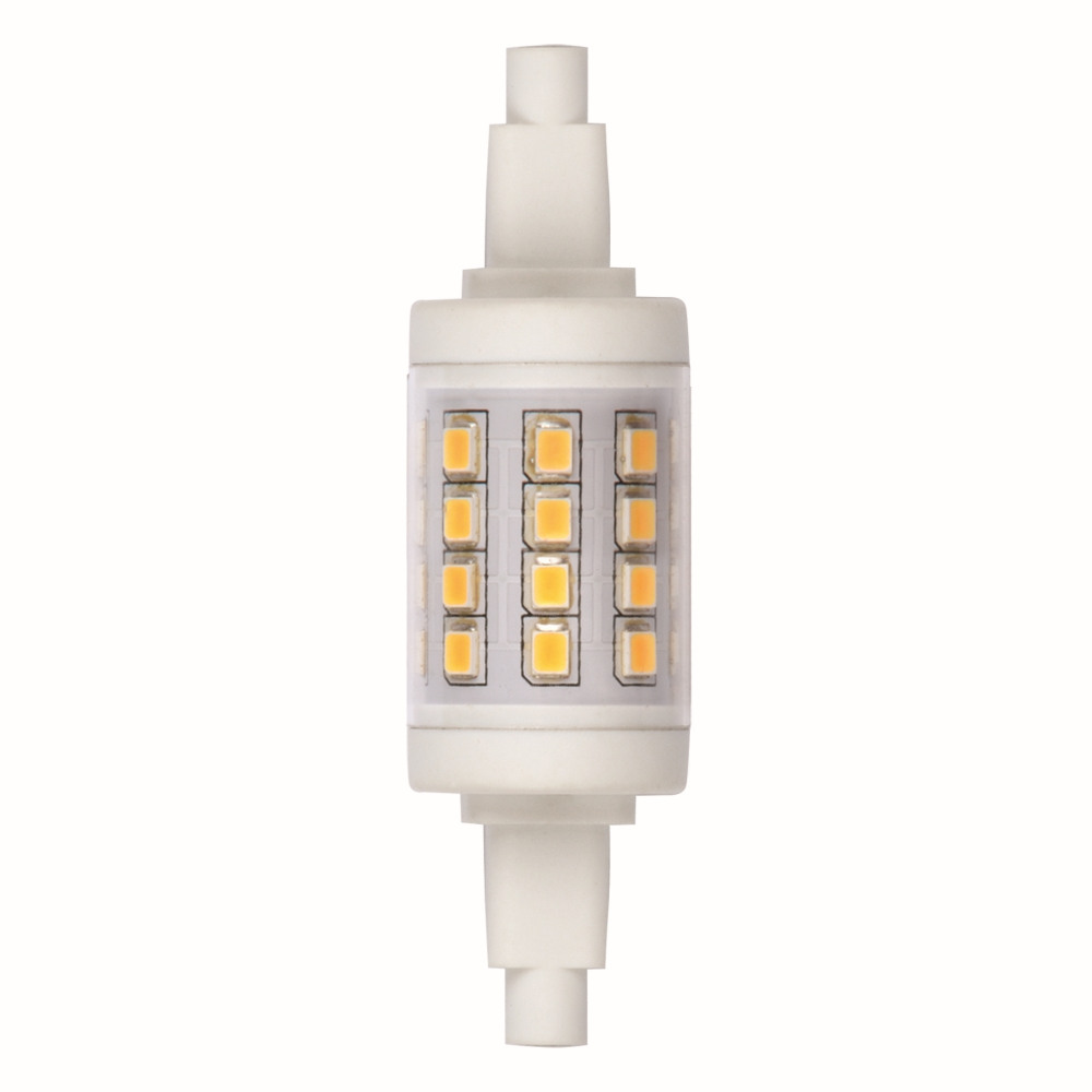 Лампочка светодиодная  LED-J78-6W/WW/R7s/CL PLZ06WH картон 