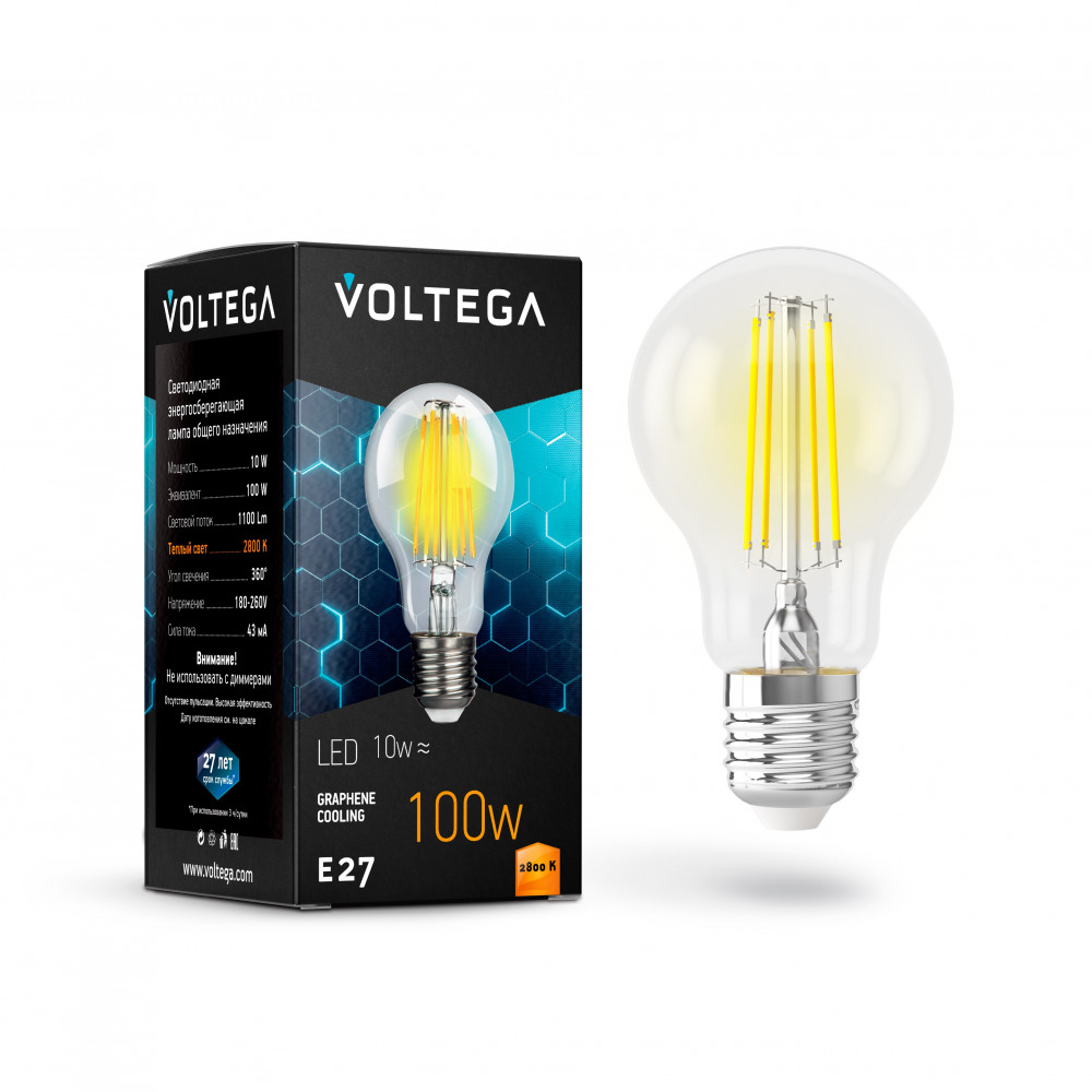 Лампочка светодиодная филаментная General purpose bulb 7102 