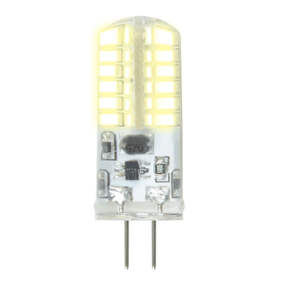 Uniel Лампочка светодиодная JC 12V LED-JC-12/3W/3000K/G4/CL SIZ05TR 