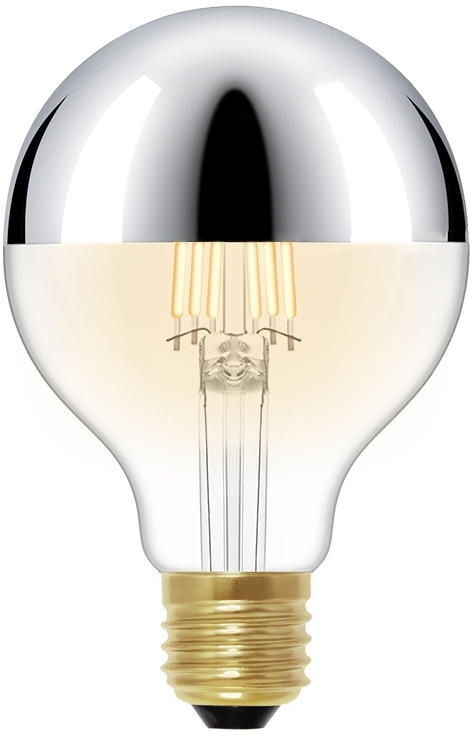 Лампочка светодиодная Edison Bulb G80LED Chrome 