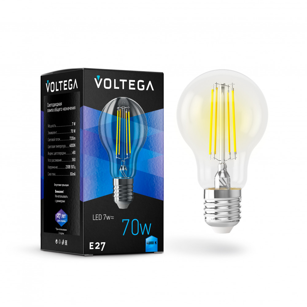 Лампочка светодиодная General purpose bulb E27 7W 7141 