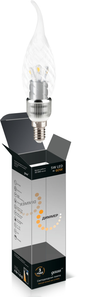 Gauss Лампочка светодиодная  HA133201205-D 