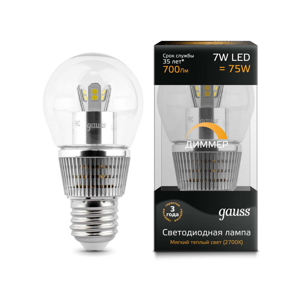 Gauss Лампочка светодиодная  HA105202107-D 