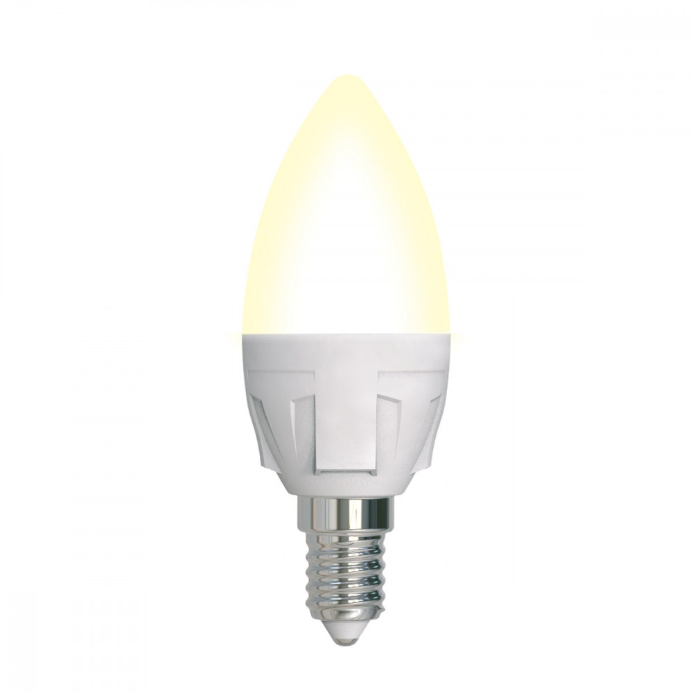 Лампочка светодиодная  LED-C37 7W/3000K/E14/FR/DIM PLP01WH картон 