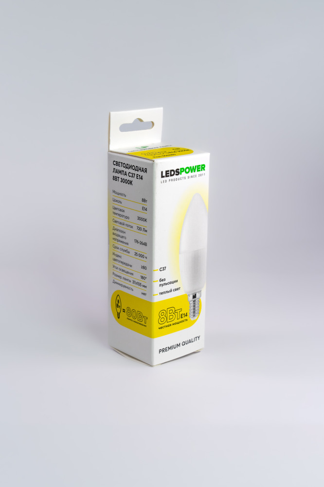 LEDS Power Лампочка светодиодная  006680 