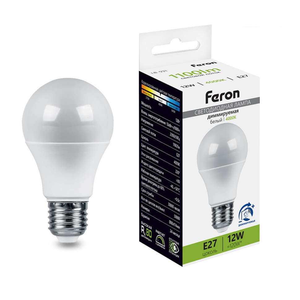 Feron Лампочка светодиодная LB-931 51053 