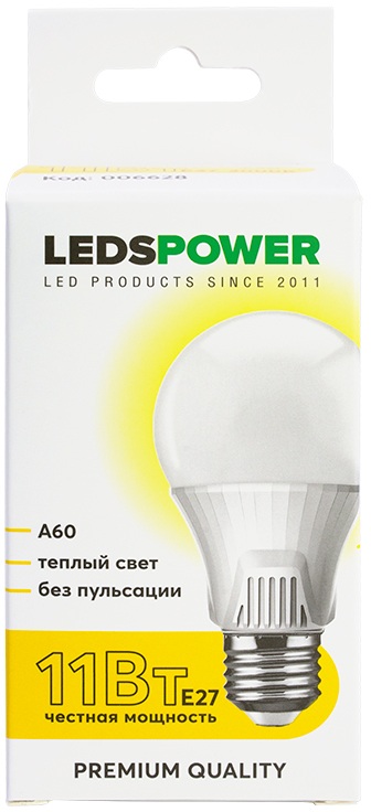 LEDS Power Лампочка светодиодная  006628 