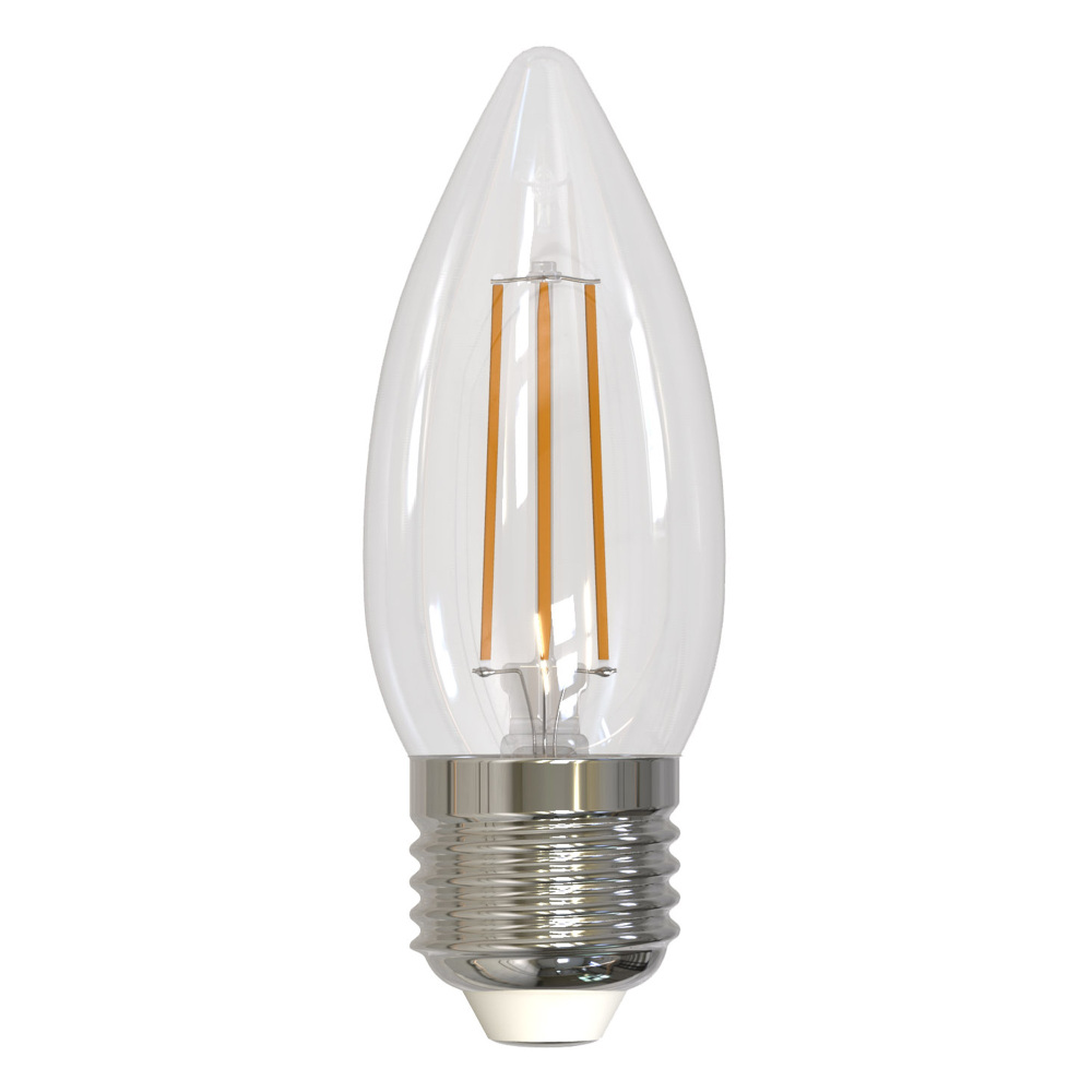 Volpe Лампочка светодиодная филаментная Optima Филамент LED-C35-5,5W/3000K/E27/CL/SLF 