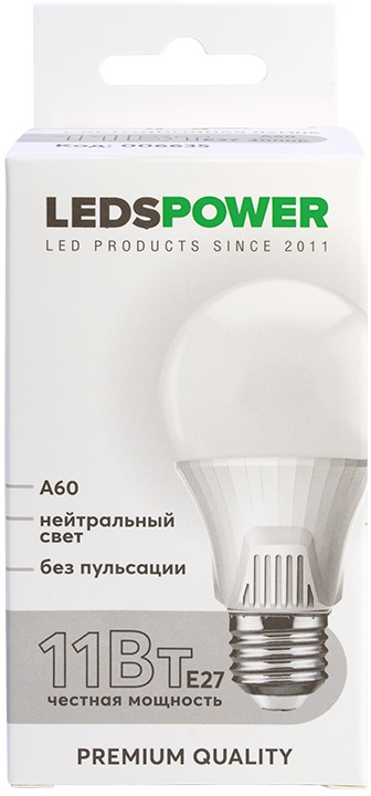 LEDS Power Лампочка светодиодная  006673 