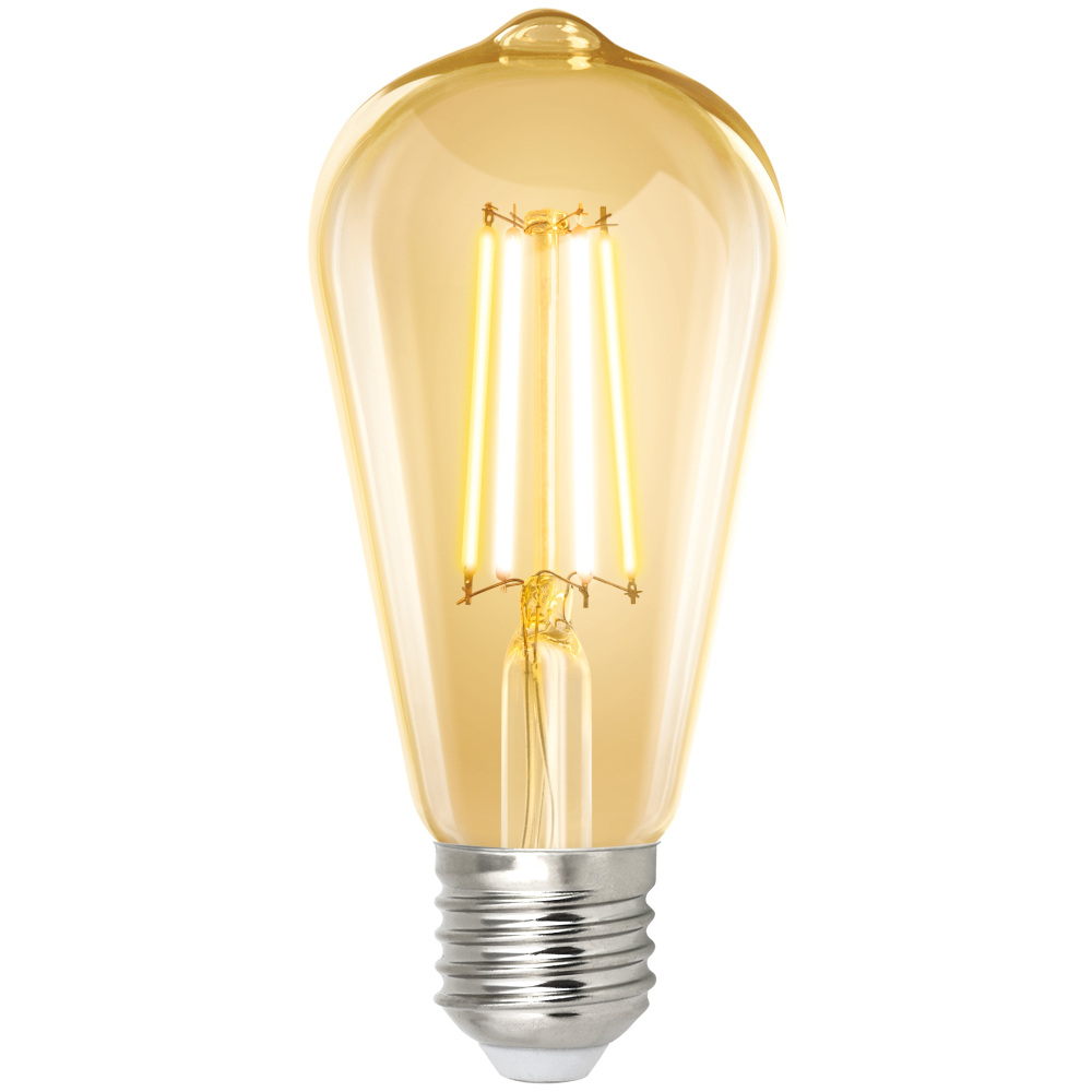 Uniel Лампочка светодиодная  LED-ST64-7W/SW/E27/230V/WF GLS82GO 