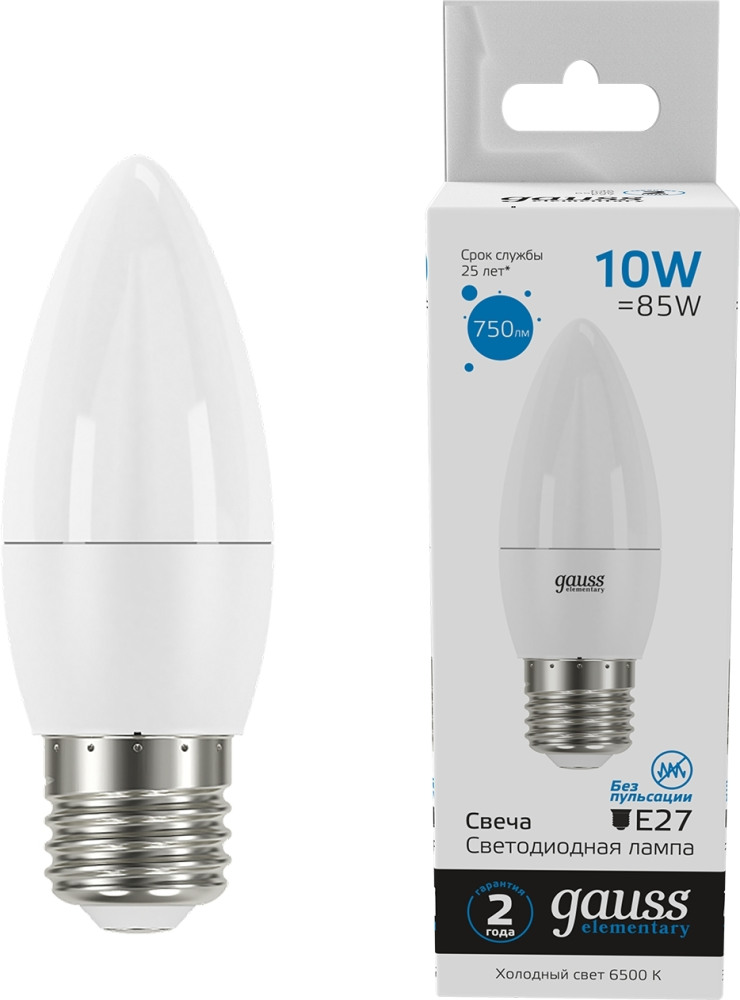 Gauss Лампочка светодиодная Elementary 30230 