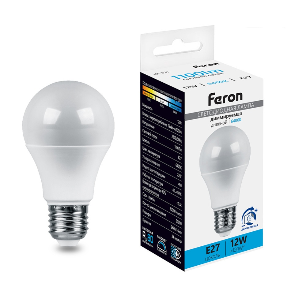 Feron Лампочка светодиодная LB-931 51054 