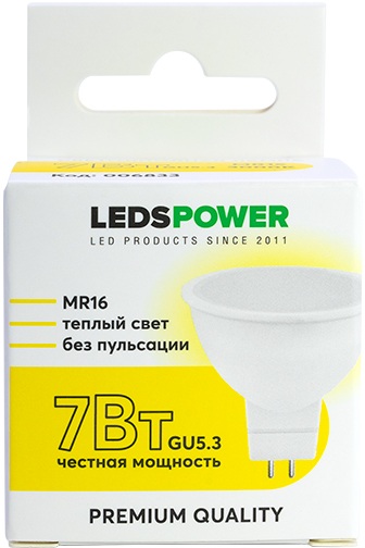 LEDS Power Лампочка светодиодная  006833 