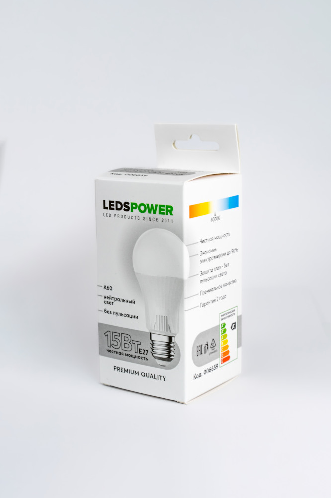 LEDS Power Лампочка светодиодная  006659 
