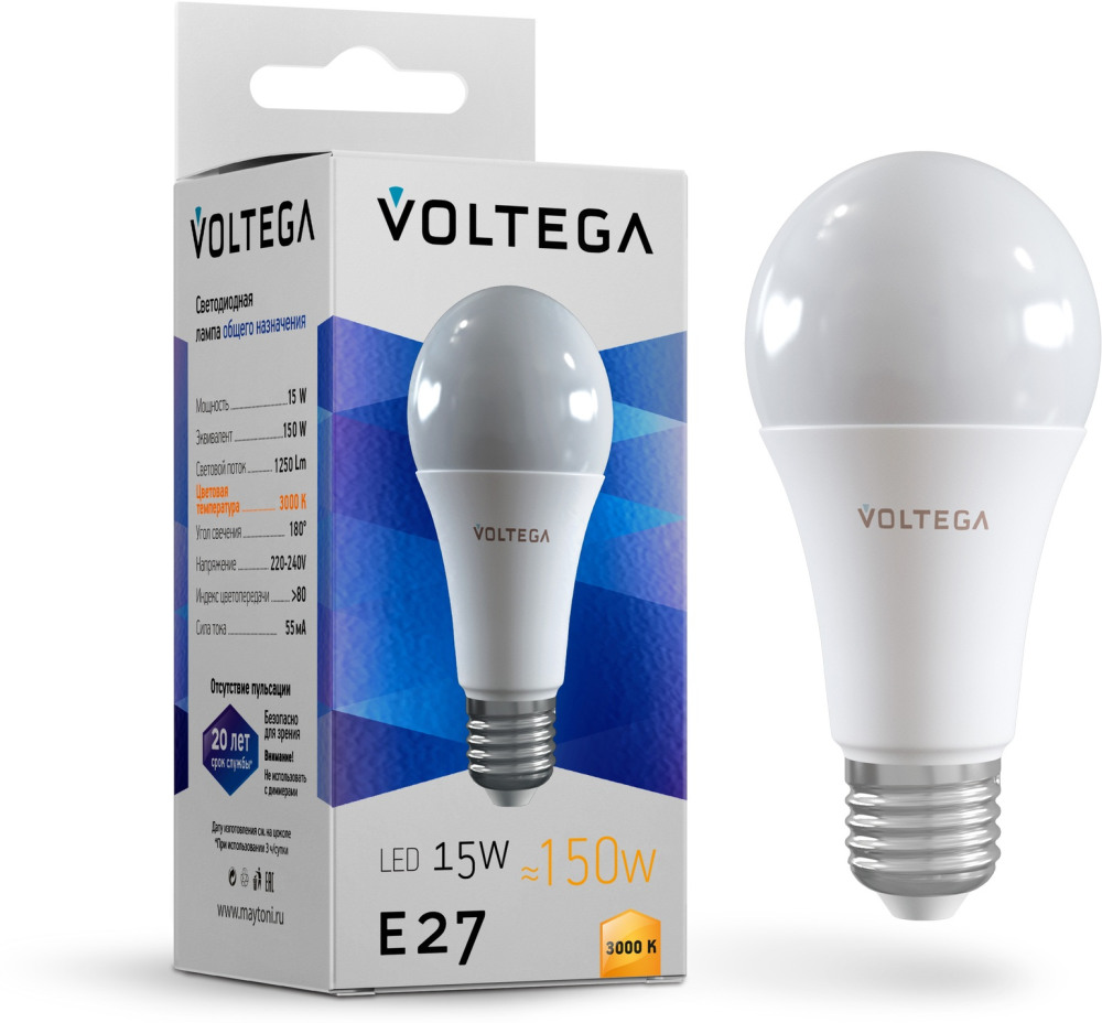Voltega Лампочка светодиодная General purpose bulb 15W 7246 