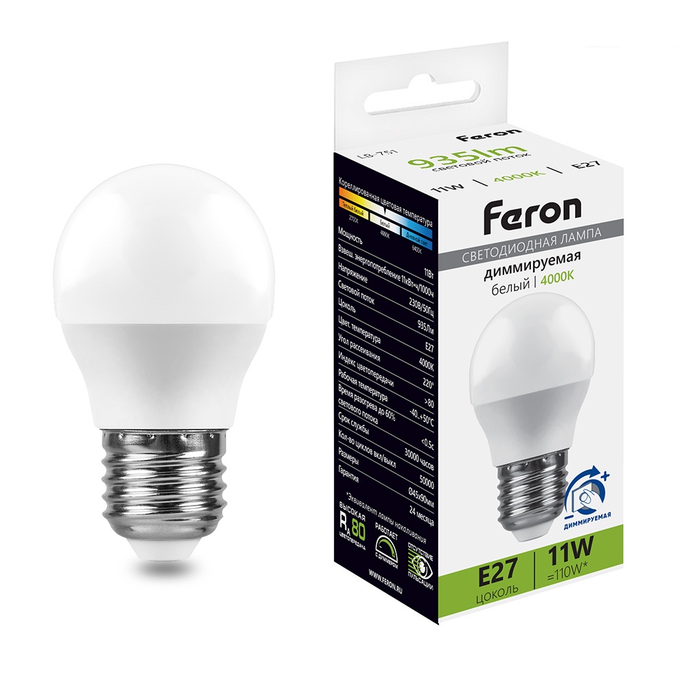 Feron Лампочка светодиодная LB-751 51059 