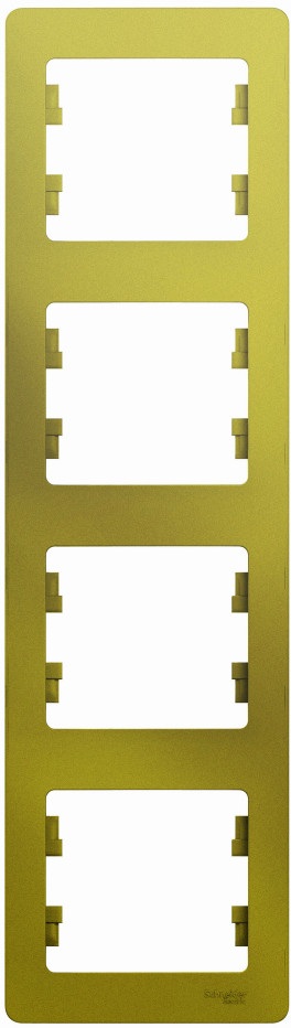 Systeme Electric Рамка Glossa GSL001008 