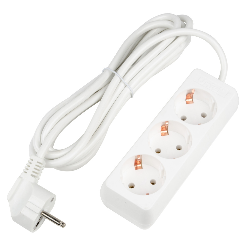 Uniel Розеточные блоки, удлинители Ultra S-GCU3-3 WHITE 