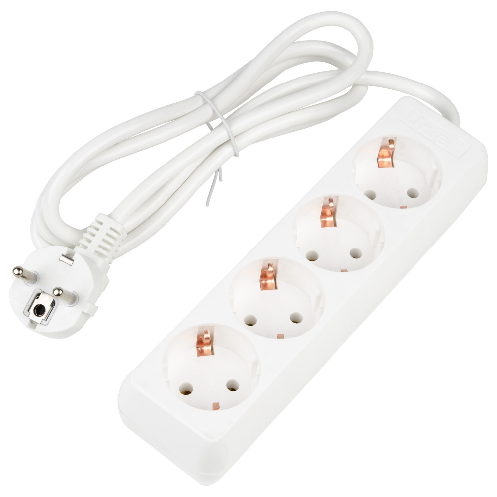 Uniel Розеточные блоки, удлинители Ultra S-GCU4-1,5 WHITE 