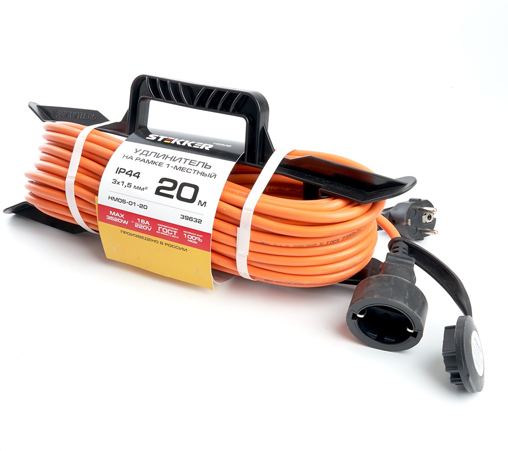 Stekker Розеточные блоки, удлинители Home 39632 