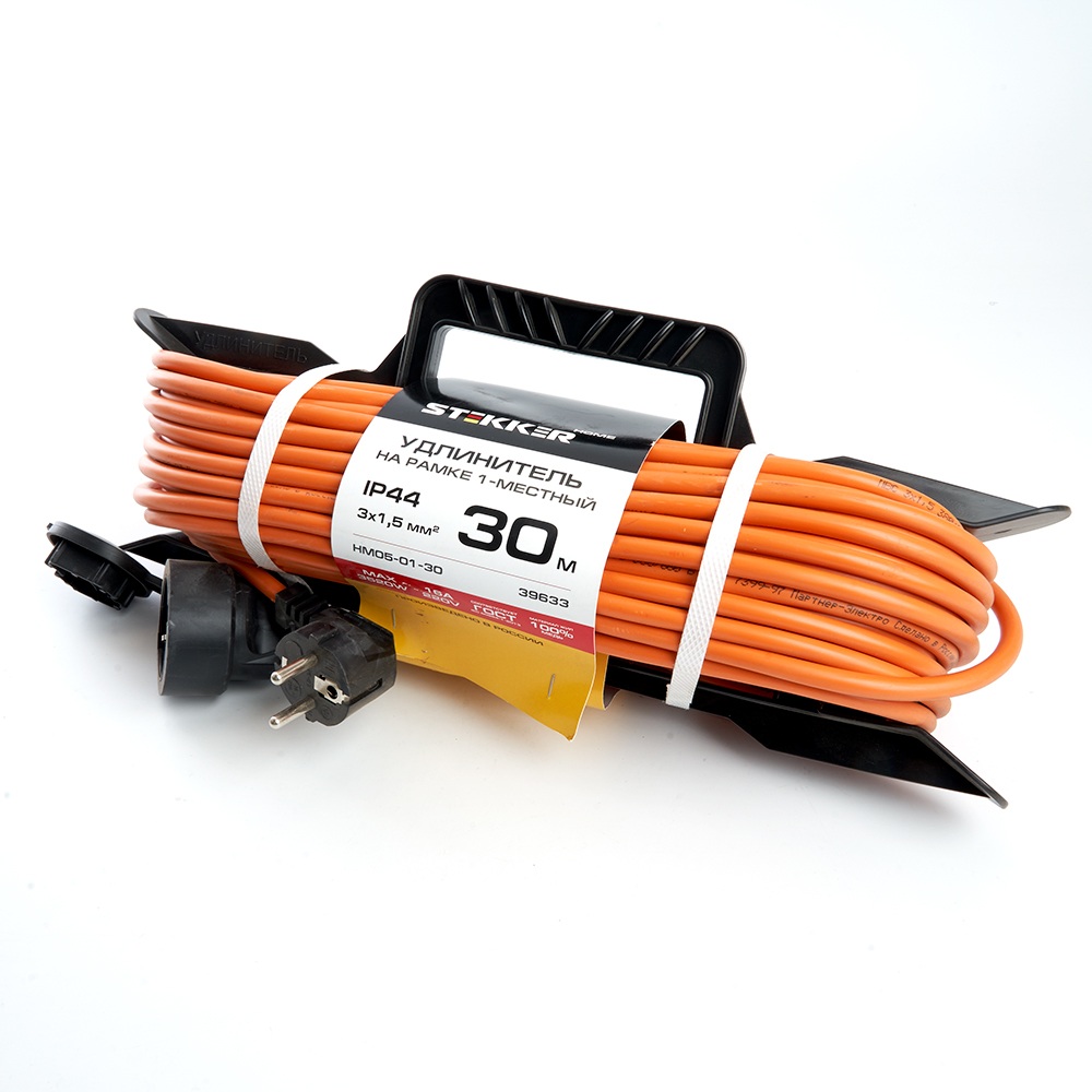 Stekker Розеточные блоки, удлинители Home 39633 