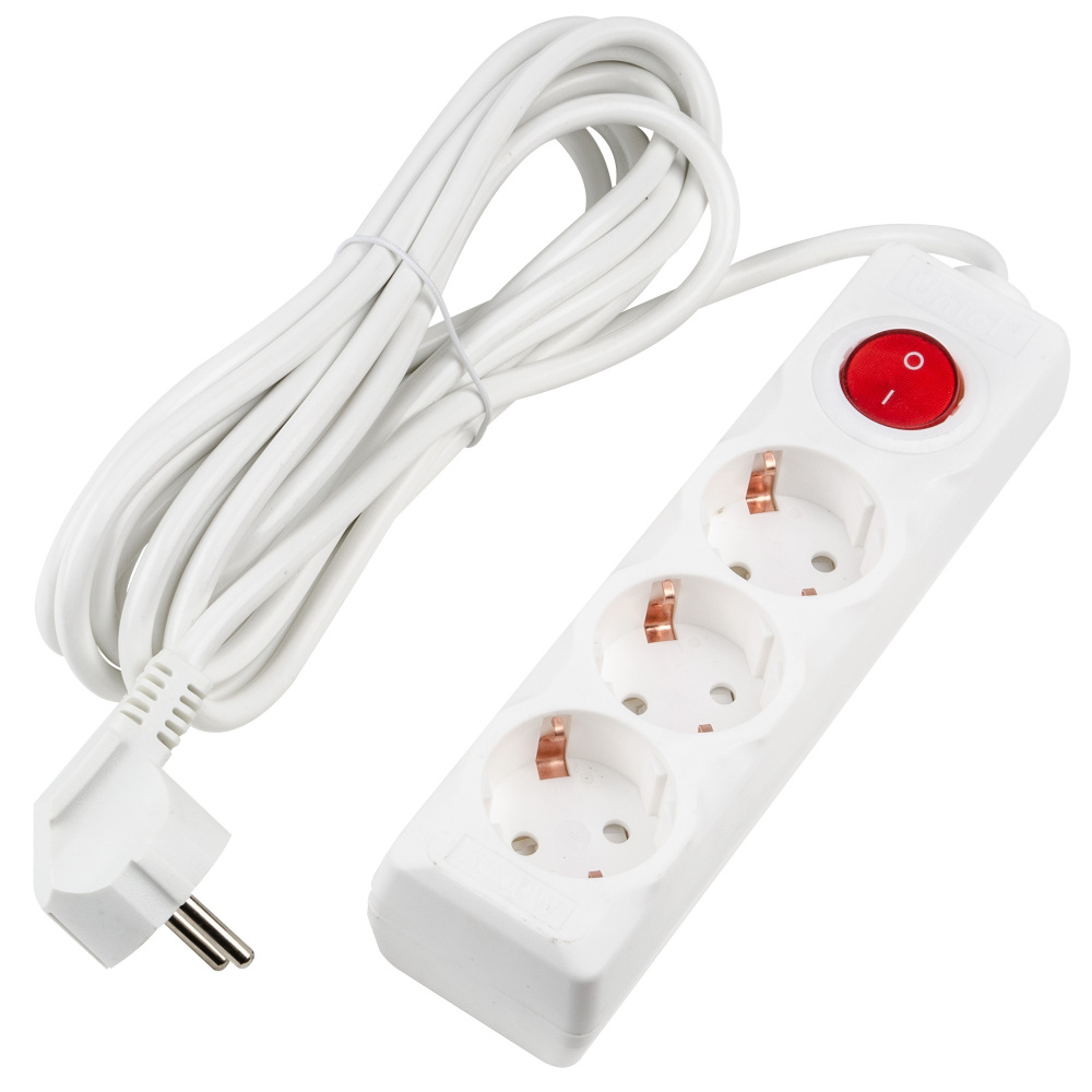 Uniel Розеточные блоки, удлинители Ultra S-GCU3-5B WHITE 