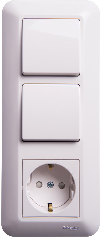 Systeme Electric Розетка Prima BK2VR-008V-BI 