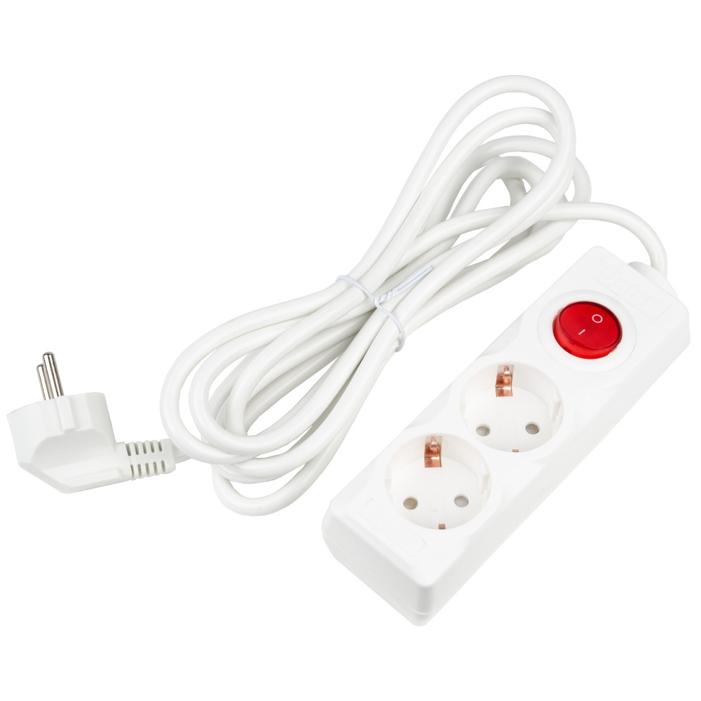 Uniel Розеточные блоки, удлинители Ultra S-GCU2-3B WHITE 