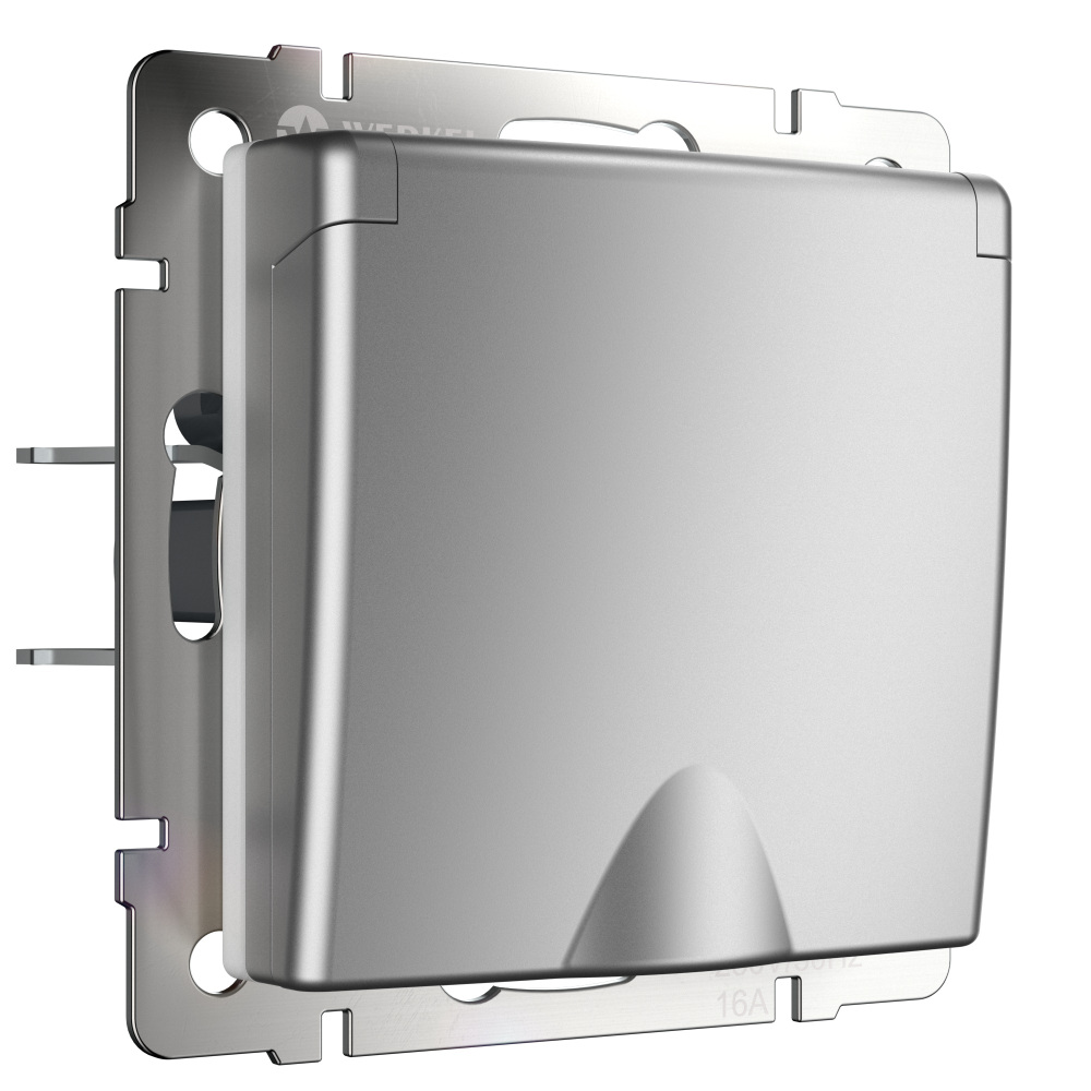 Werkel Розетка Встраиваемые механизмы серебряные W1171206 