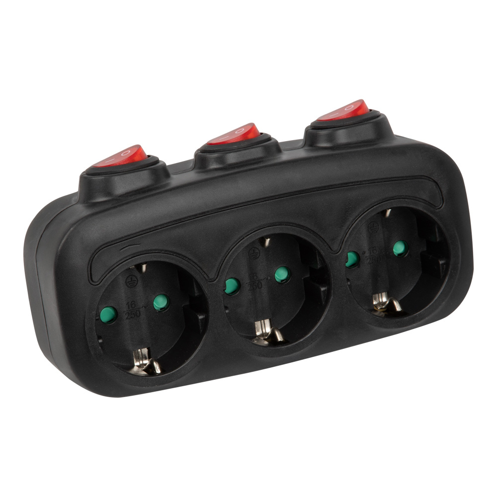 Uniel Разветвитель сетевой Сетевые разветвители S-GES3-16OB BLACK 