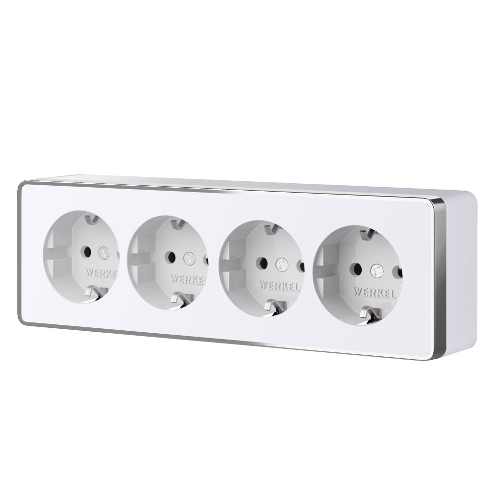 Werkel Розетка Накладные механизмы Gallant белые W5072210 