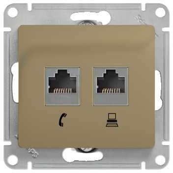 Systeme Electric Розетка Glossa GSL000485 