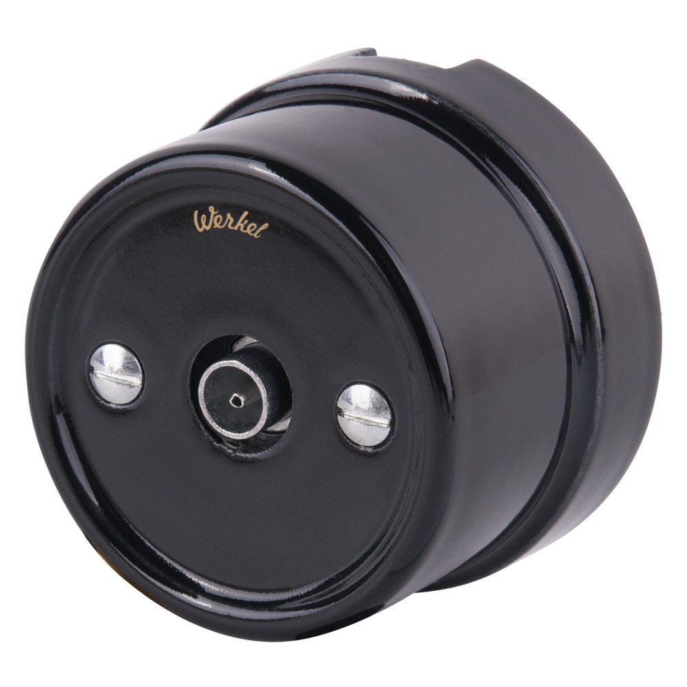 Werkel Розетка Накладные ретро механизмы Ретро черные W5683008 