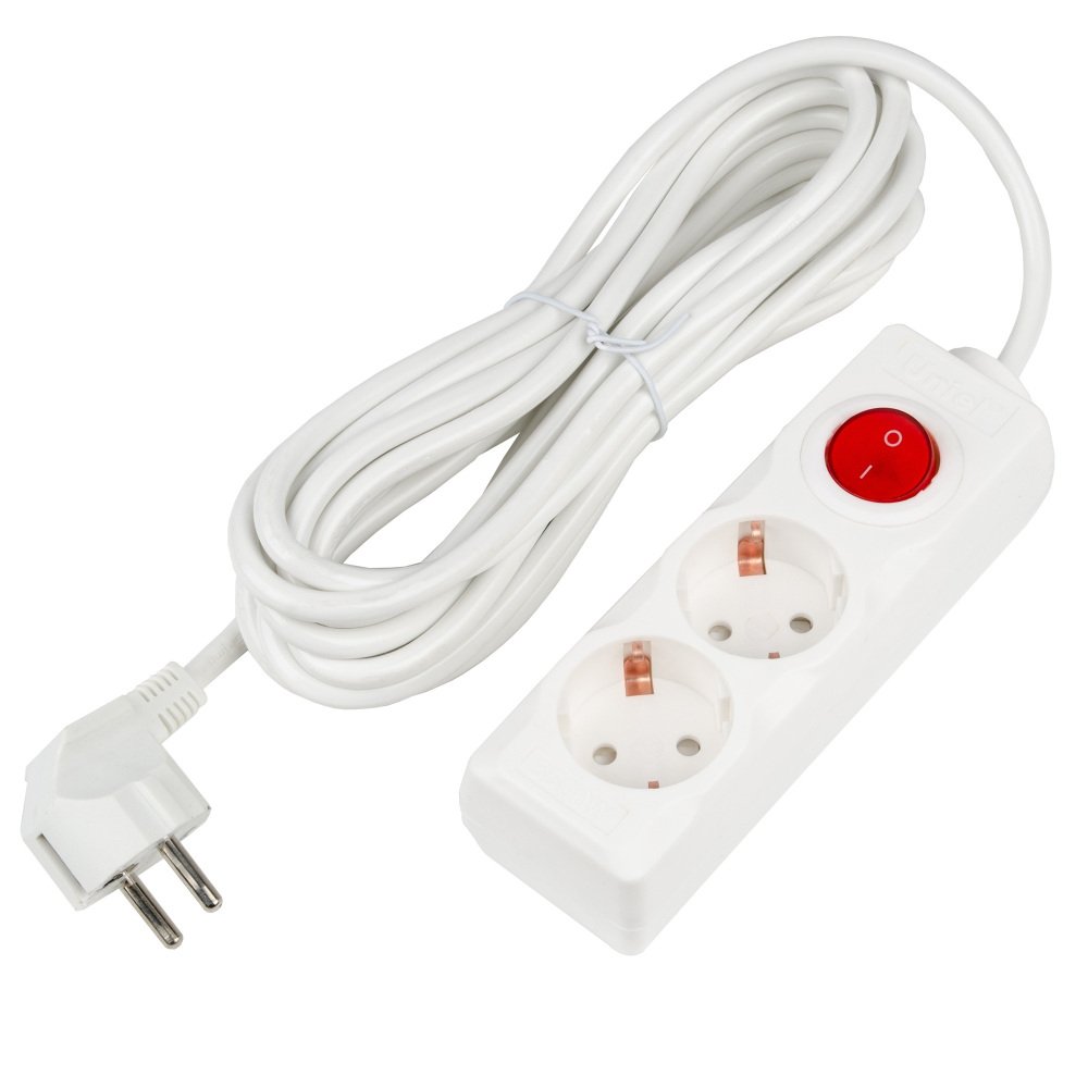 Uniel Розеточные блоки, удлинители Ultra S-GCU2-5B WHITE 