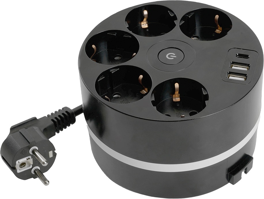 Stekker Удлинитель 5-и местный с заземлением Comfort 49656 