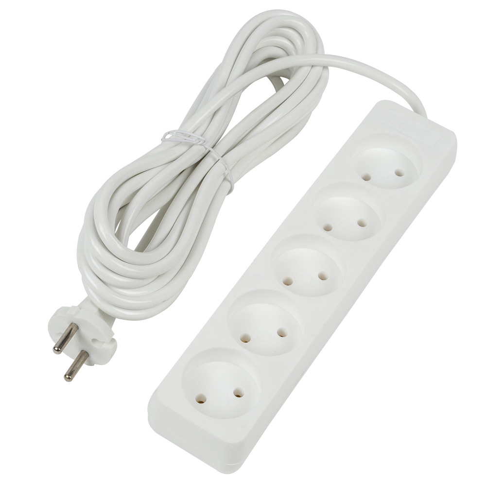 Uniel Розеточные блоки, удлинители Ultra S-CU5-5 WHITE 