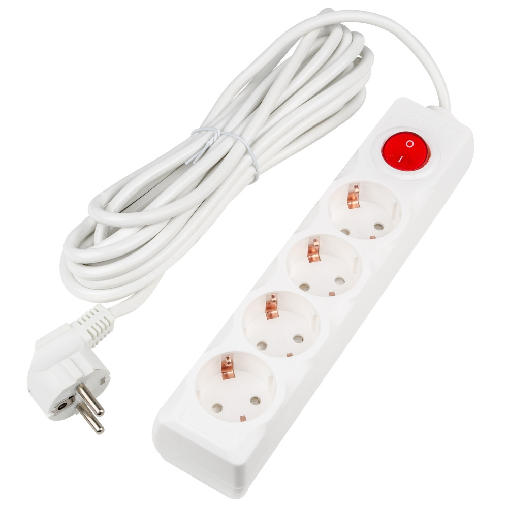 Uniel Розеточные блоки, удлинители Ultra S-GCU4-5B WHITE 