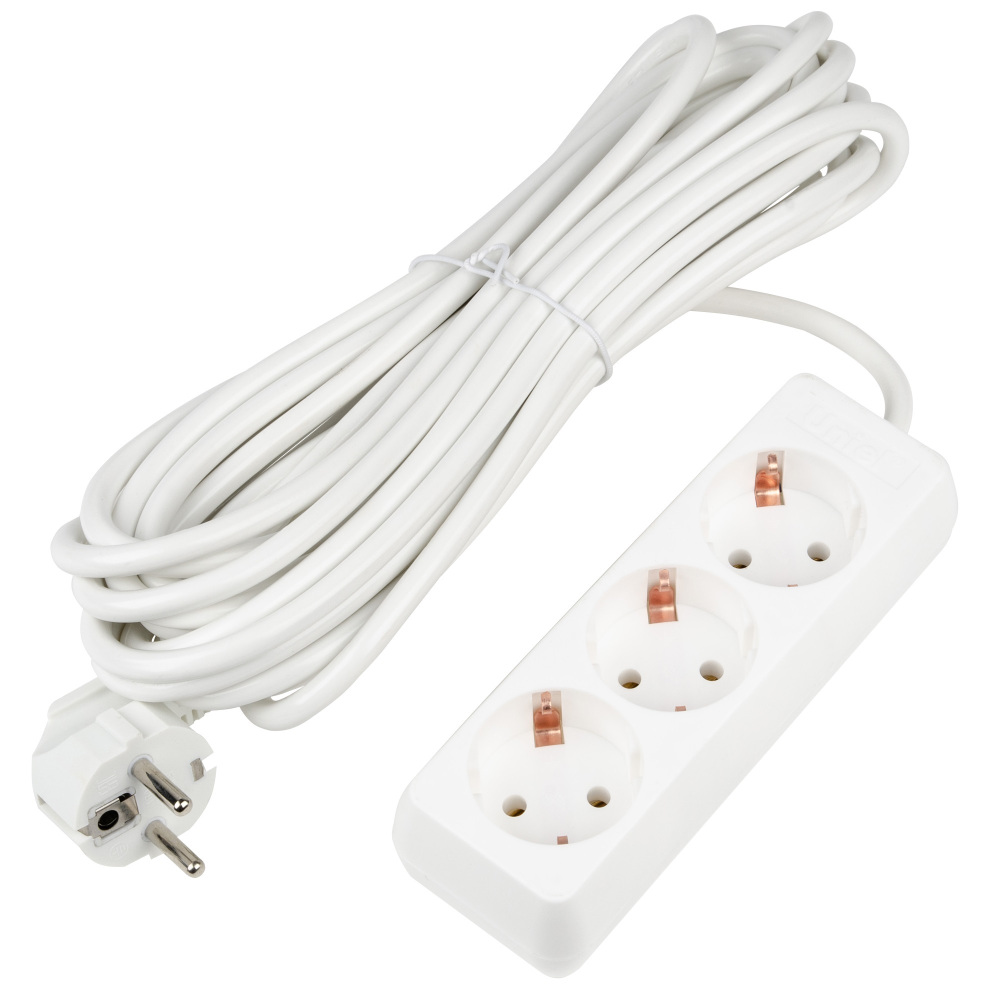 Uniel Розеточные блоки, удлинители Ultra S-GCU3-7 WHITE 
