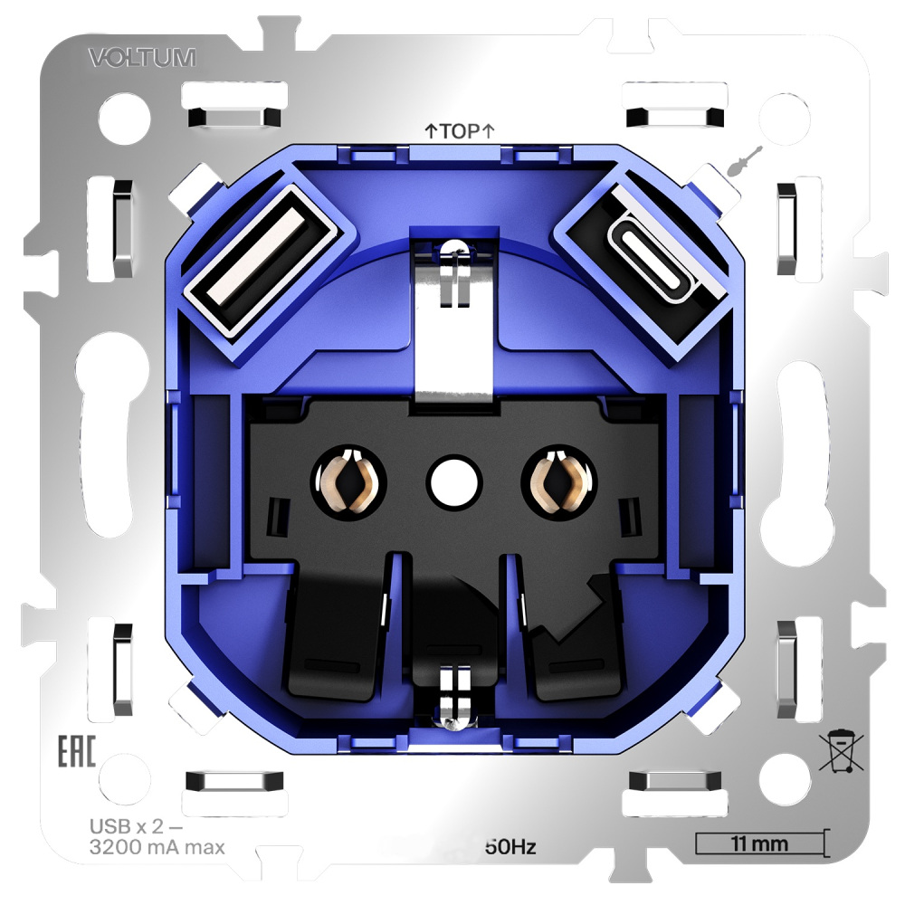 Voltum Розетка S70 VLS0405M 