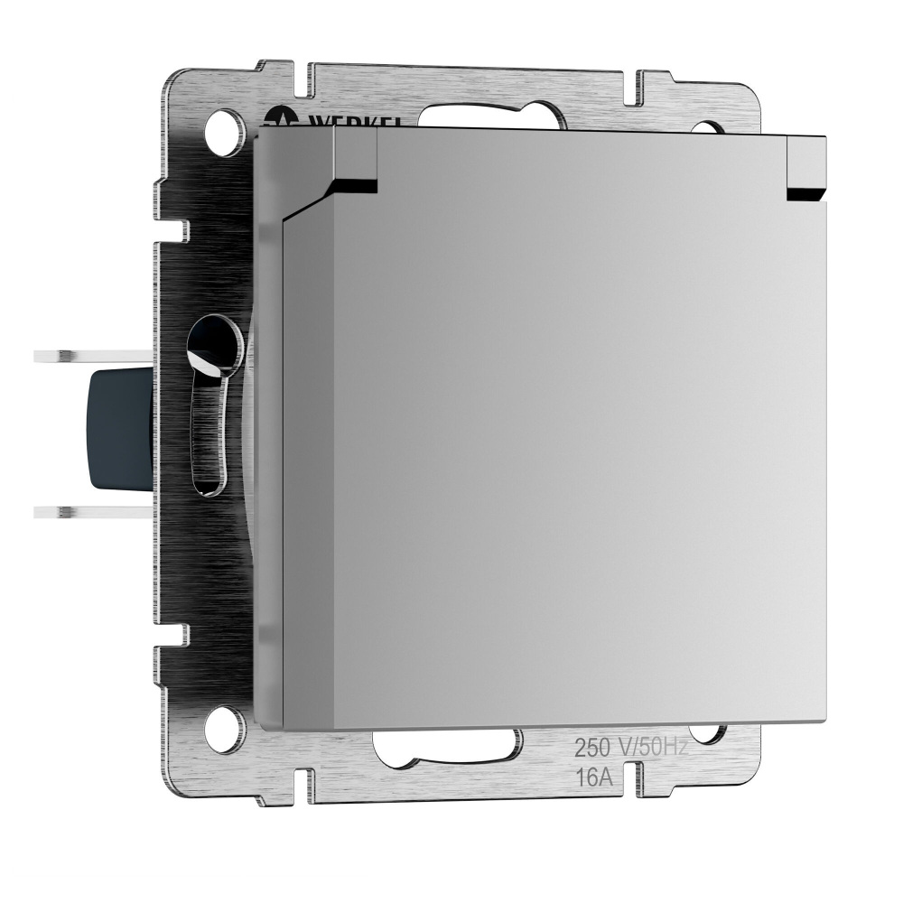 Werkel Розетка Встраиваемые механизмы серебряные W1171206 