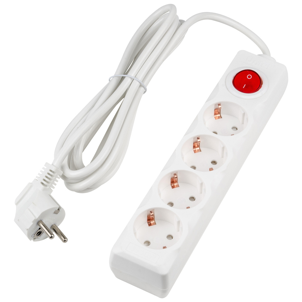 Uniel Розеточные блоки, удлинители Ultra S-GCU4-3B WHITE 