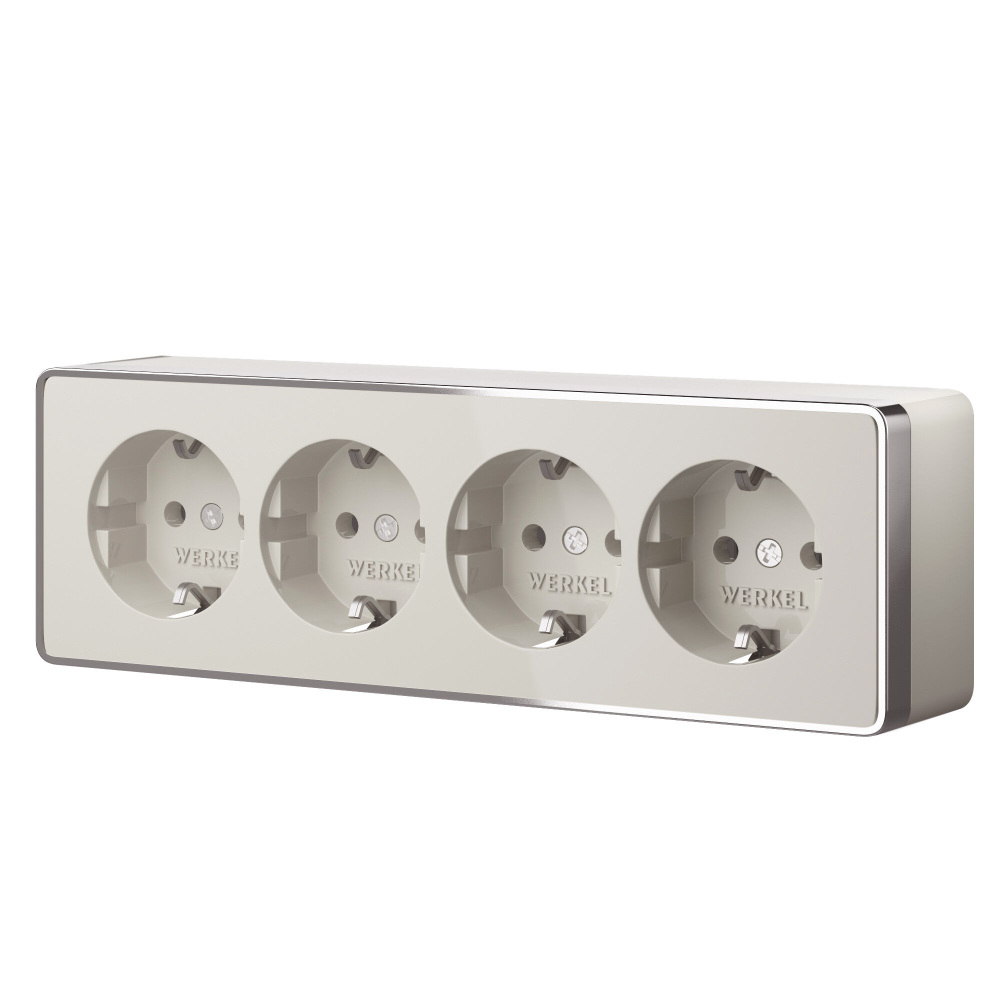 Werkel Розетка Накладные механизмы Gallant слоновая кость W5072204 