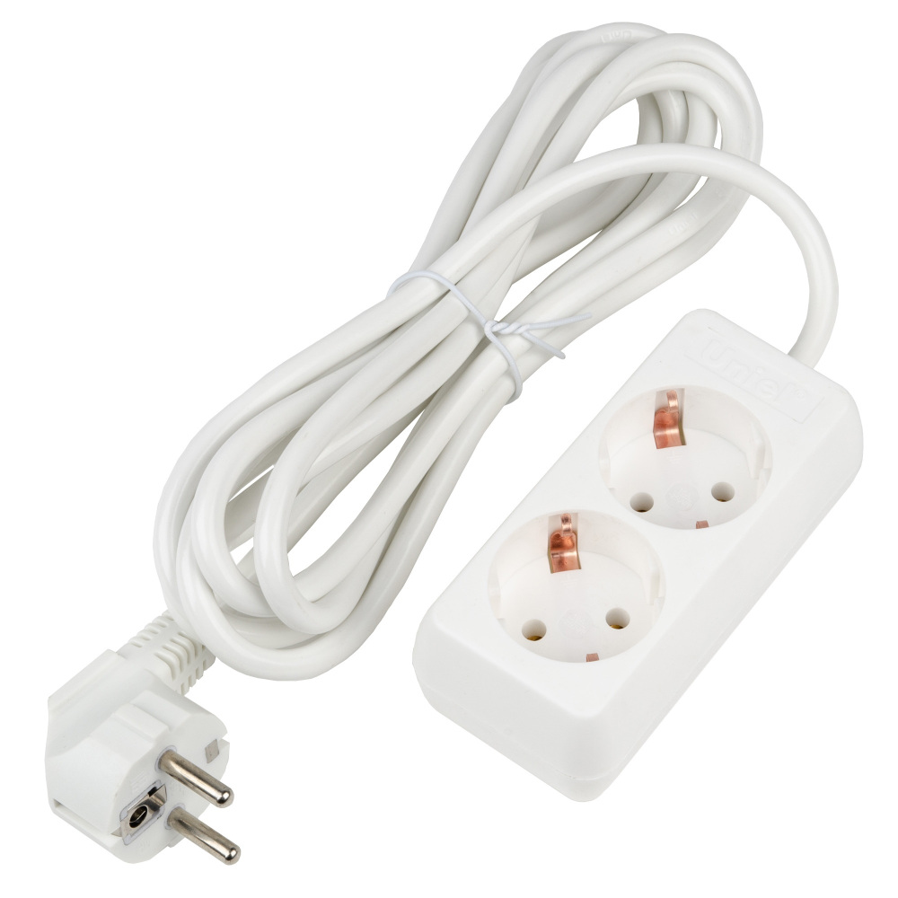 Uniel Розеточные блоки, удлинители Ultra S-GCU2-3 WHITE 