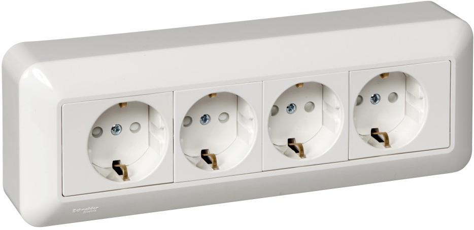 Systeme Electric Розетка  RA16-411M-BI 