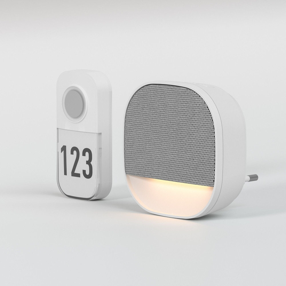 Elektrostandard Кнопка звонка DBQ30 DBQ30M WL белый 