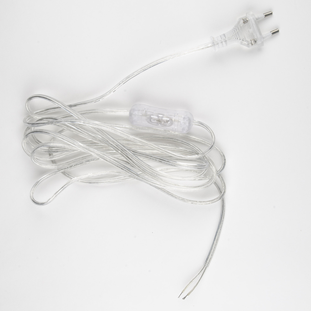 Uniel Сетевой шнур  UCX-C12/01A-350 CLEAR 